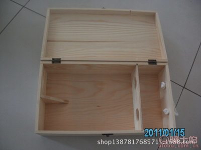 【木制酒盒木制红酒盒两支装酒盒松木酒盒厂家直销BJ-049】曹县青菏街道办事处百进木业 - 产品库